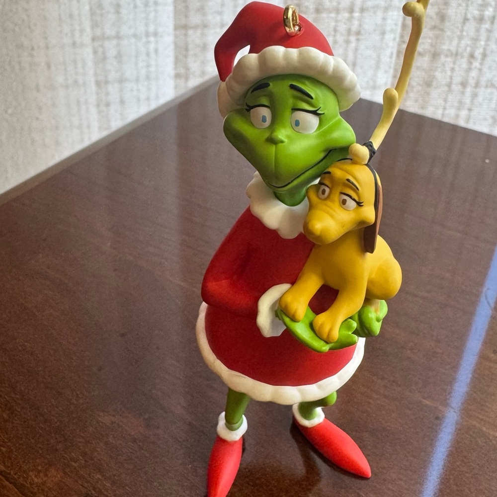 Hallmark Grinch Christmas Ornament with Max